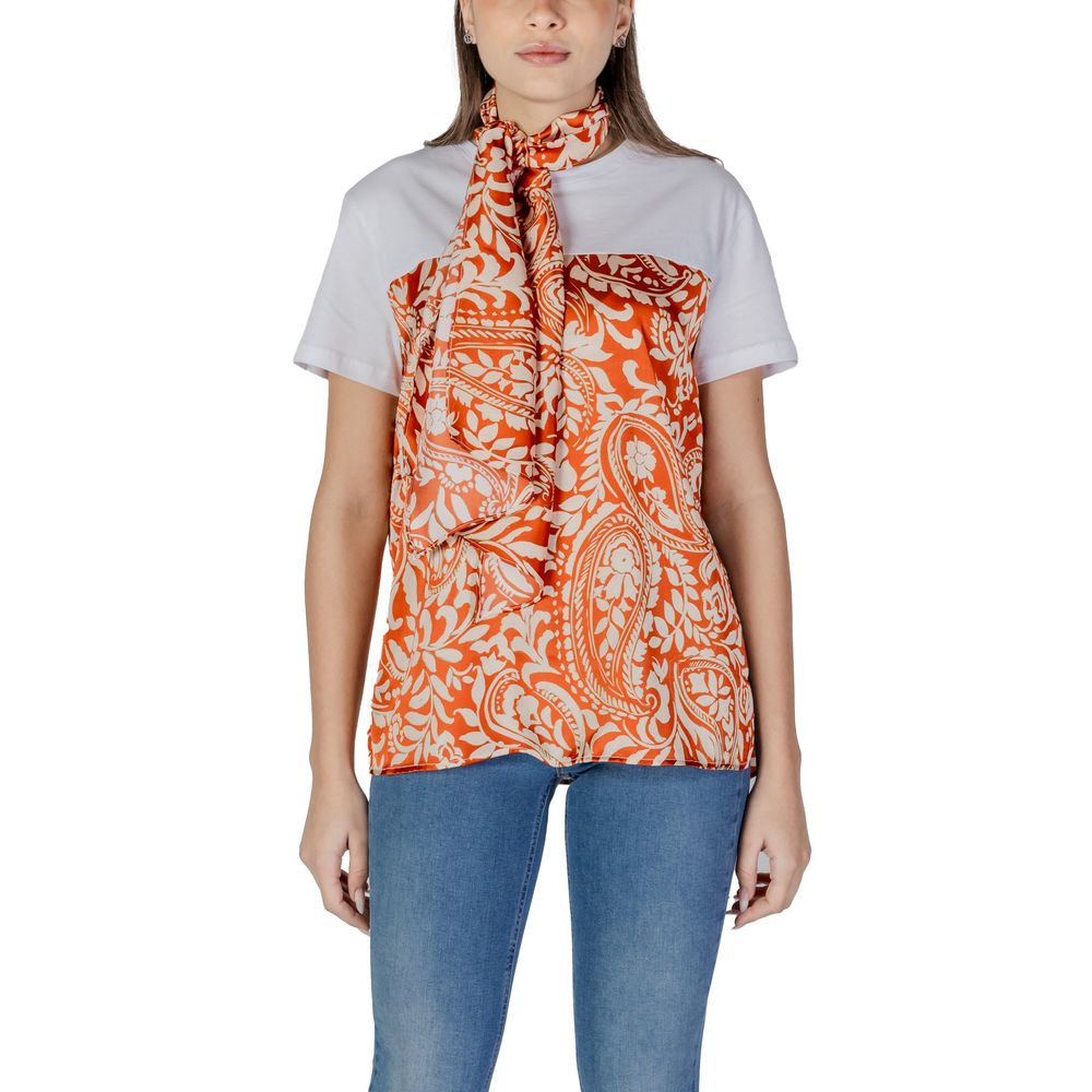 White Polyester Tops & T-Shirt