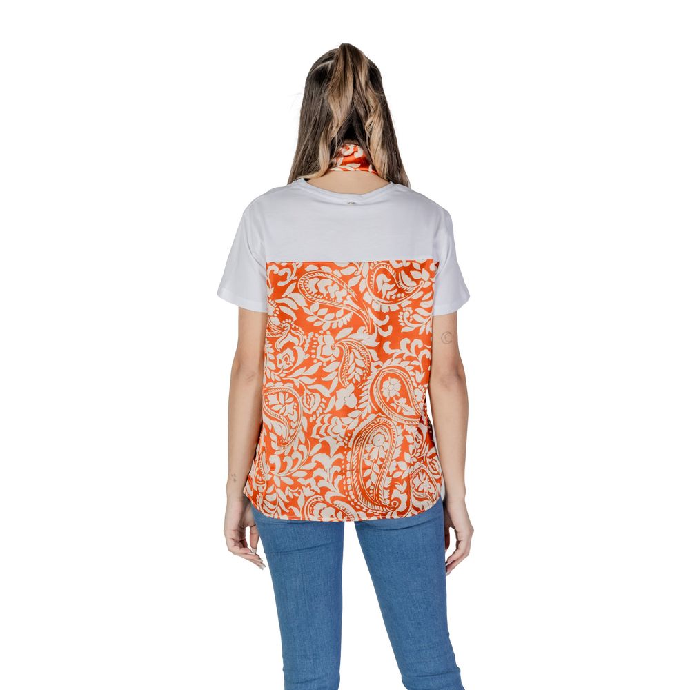 White Polyester Tops & T-Shirt