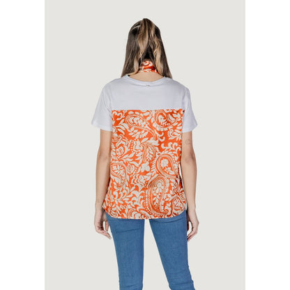 White Polyester Tops & T-Shirt