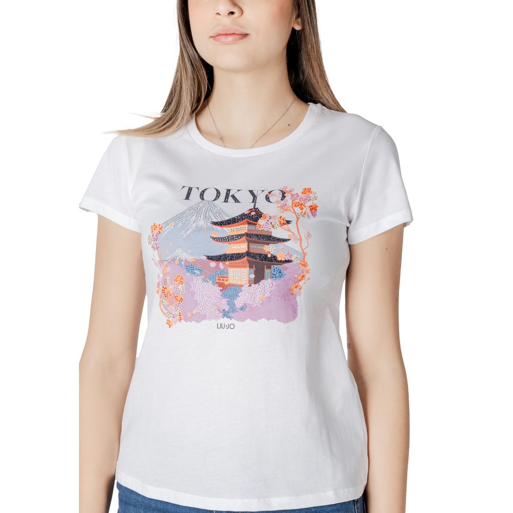 White Cotton Tops & T-Shirt