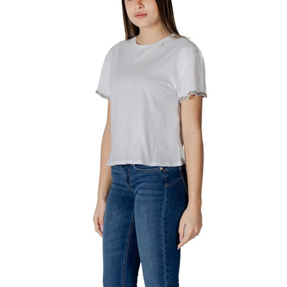 White Cotton Tops & T-Shirt