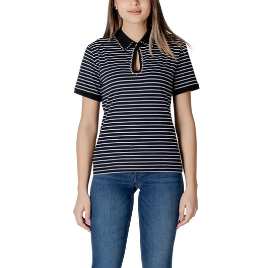 Black And White Cotton Tops & T-Shirt