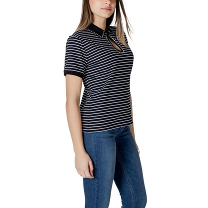 Black And White Cotton Tops & T-Shirt