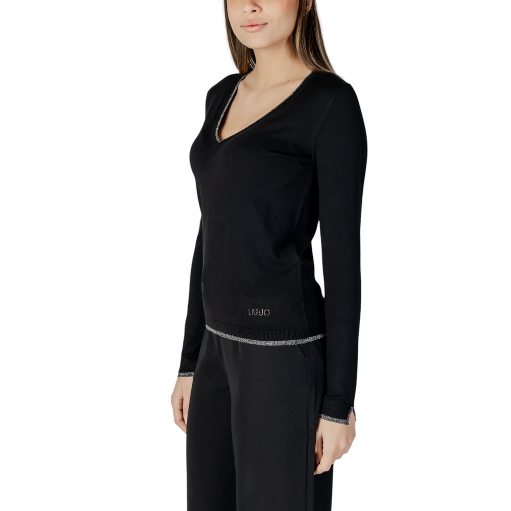 Black Viscose Tops & T-Shirt