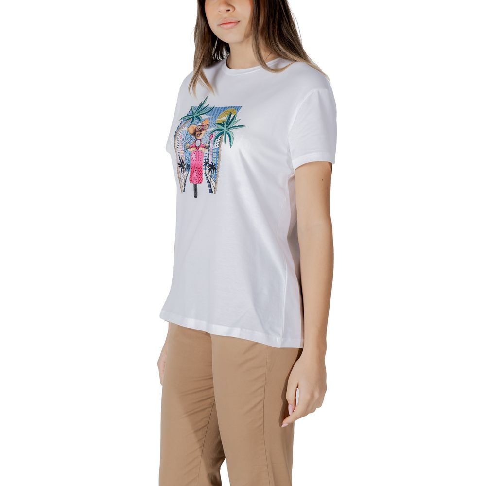 White Cotton Tops & T-Shirt