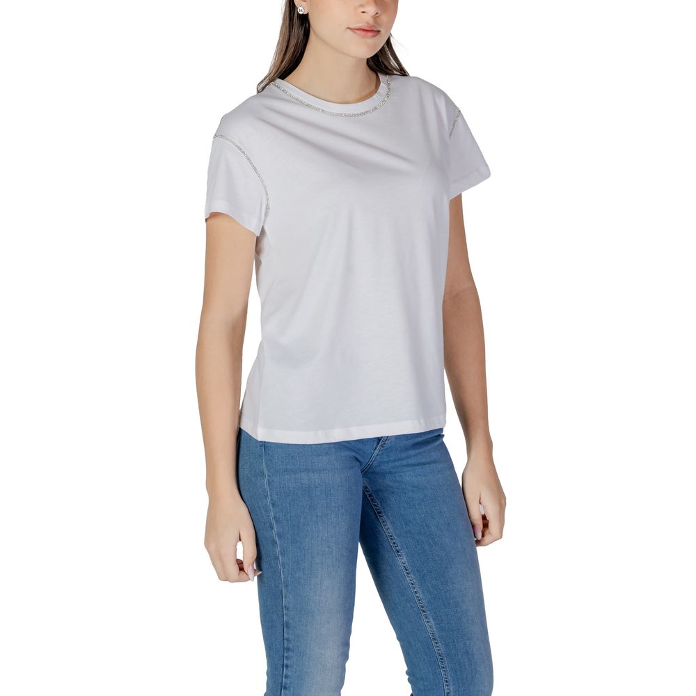 White Cotton Tops & T-Shirt
