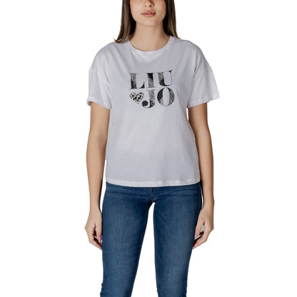 Black And White Cotton Tops & T-Shirt