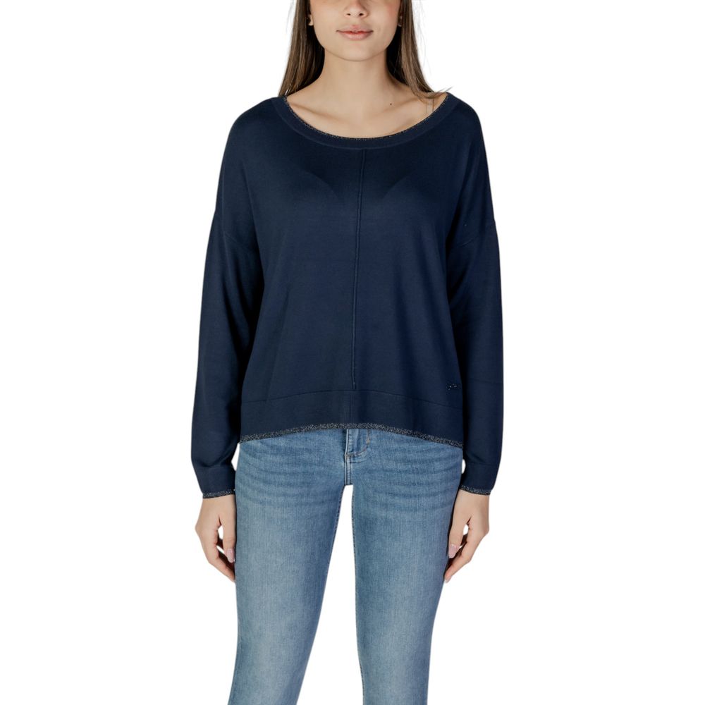 Blue Viscose Tops & T-Shirt