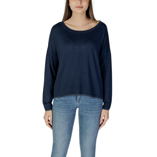 Blue Viscose Tops & T-Shirt