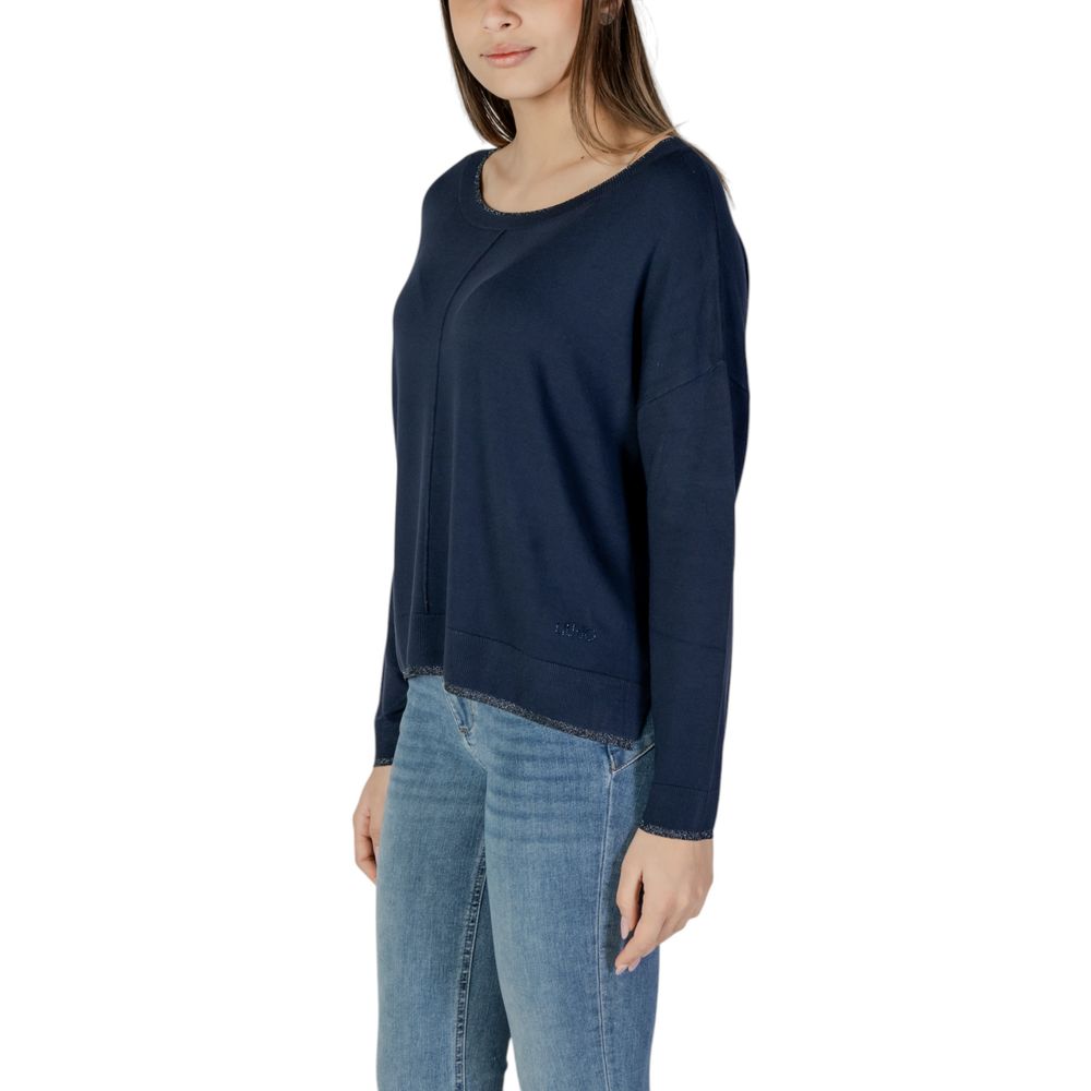 Blue Viscose Tops & T-Shirt