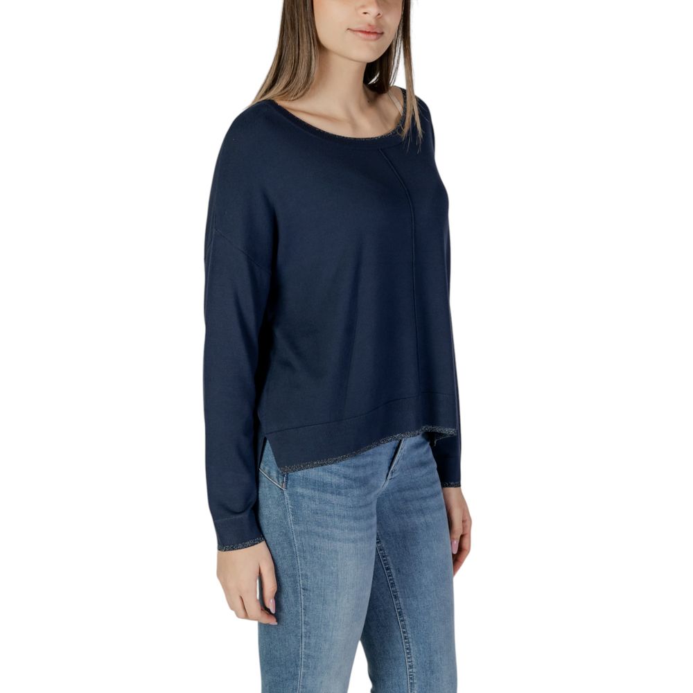 Blue Viscose Tops & T-Shirt