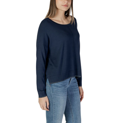 Blue Viscose Tops & T-Shirt