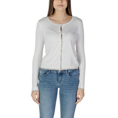 White Viscose Cardigan