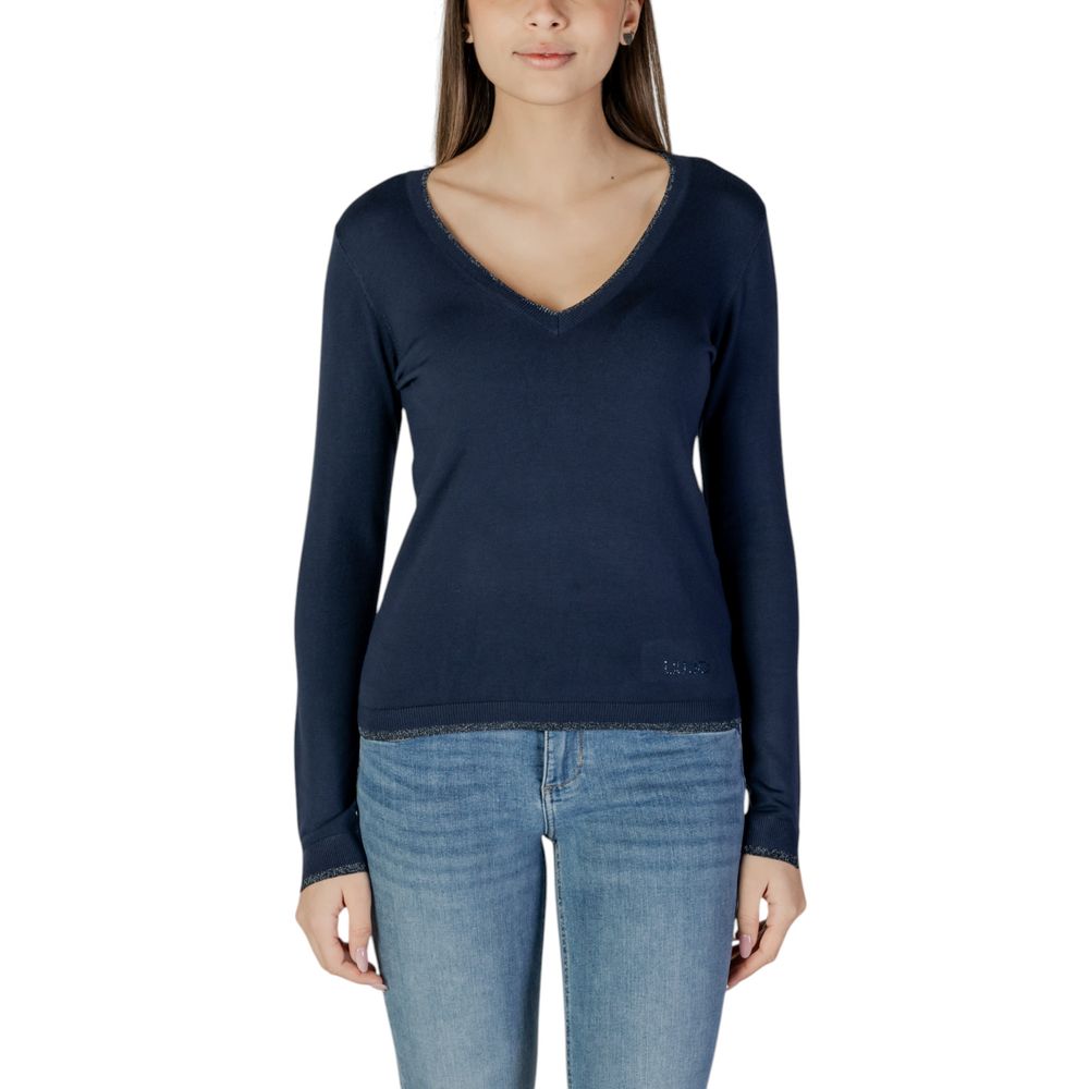 Blue Viscose Tops & T-Shirt