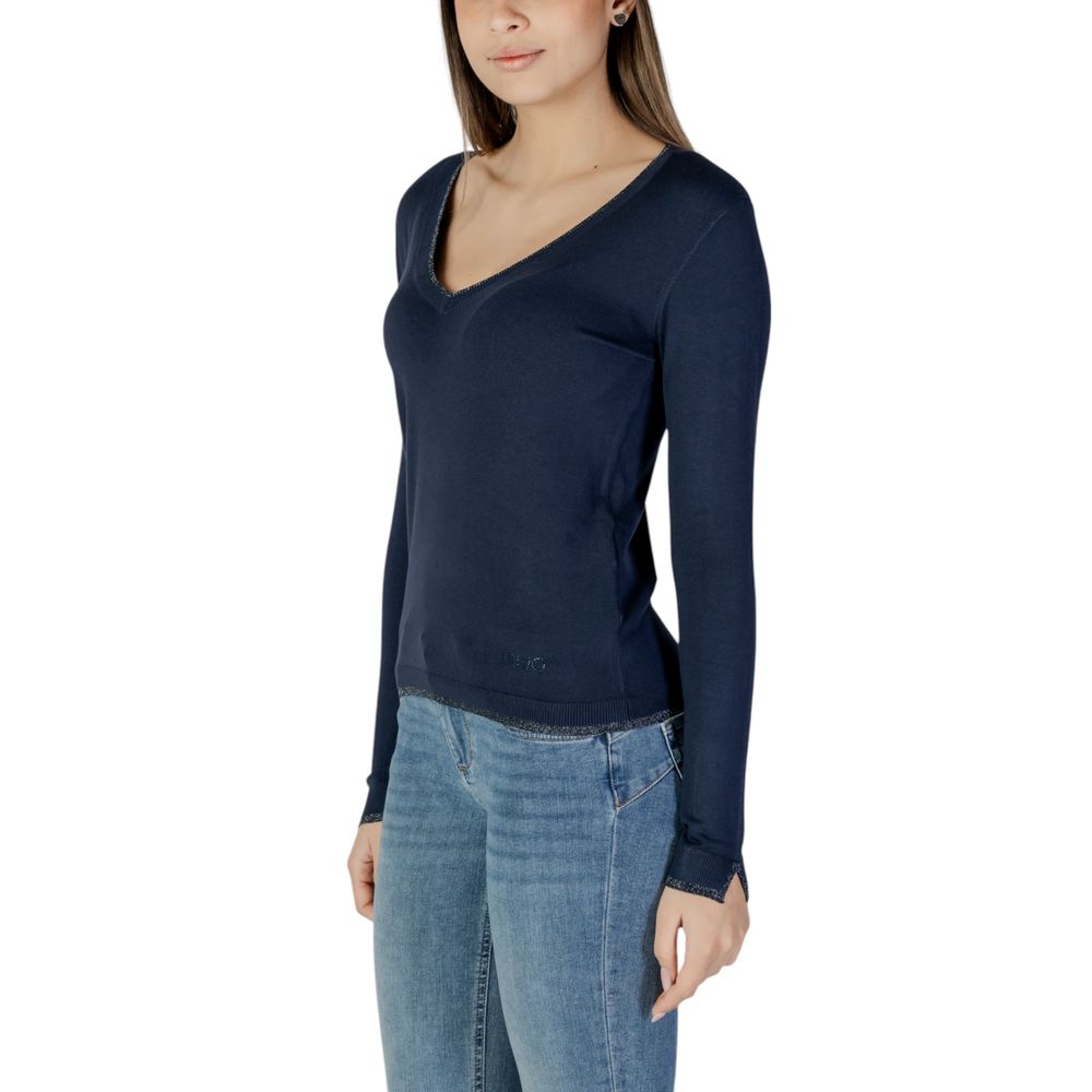 Blue Viscose Tops & T-Shirt