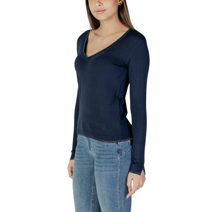 Blue Viscose Tops & T-Shirt