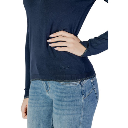 Blue Viscose Tops & T-Shirt