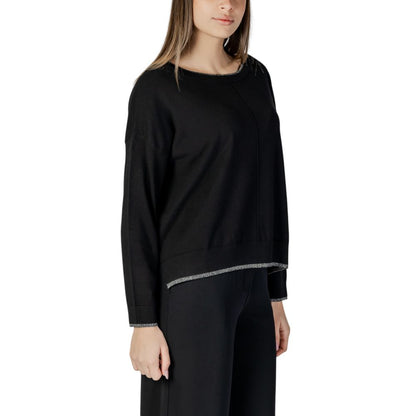 Black Viscose Tops & T-Shirt