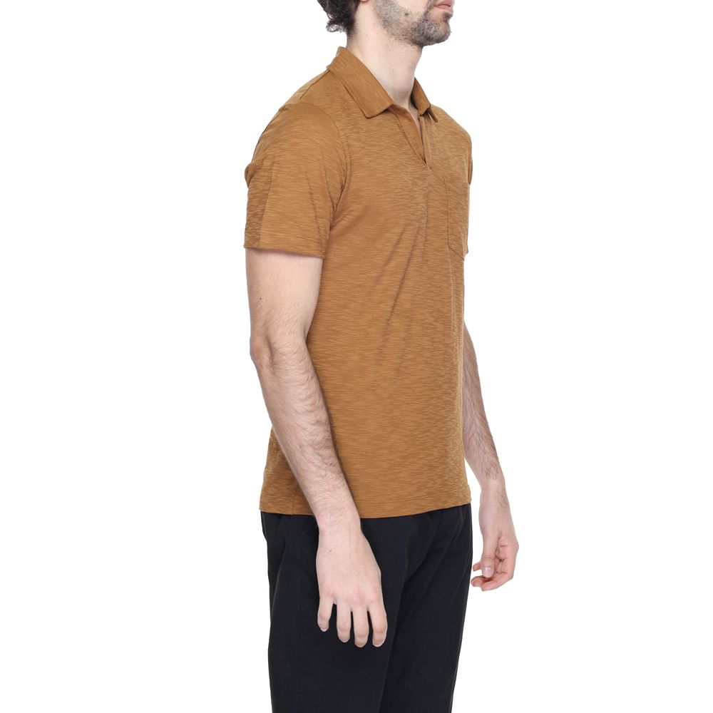 Brown Cotton T-Shirt