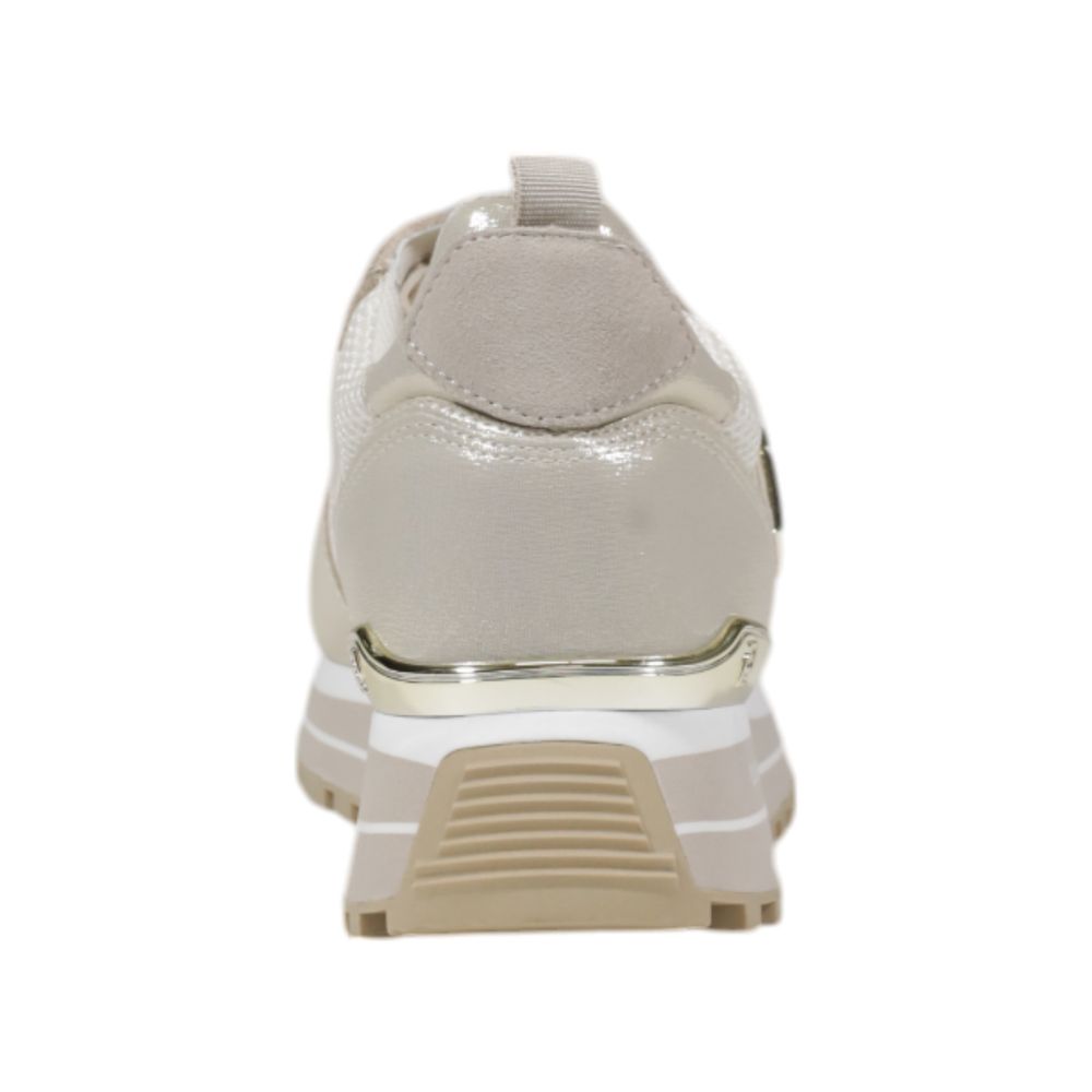 Cream Leather Sneaker