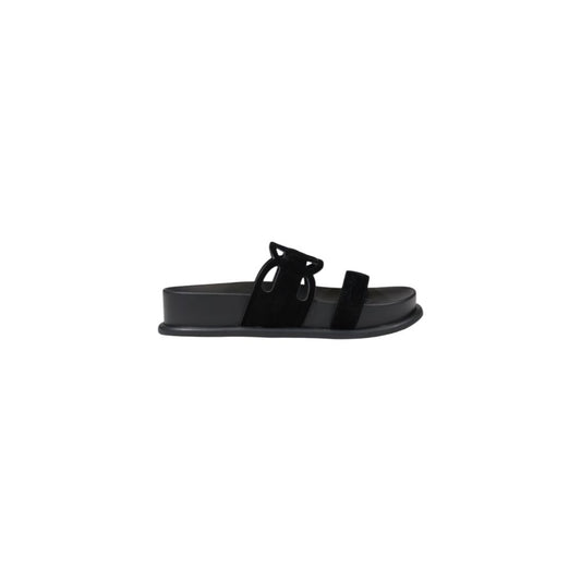 Black Leather Sandal