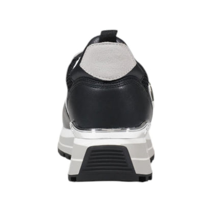 Black Leather Sneaker