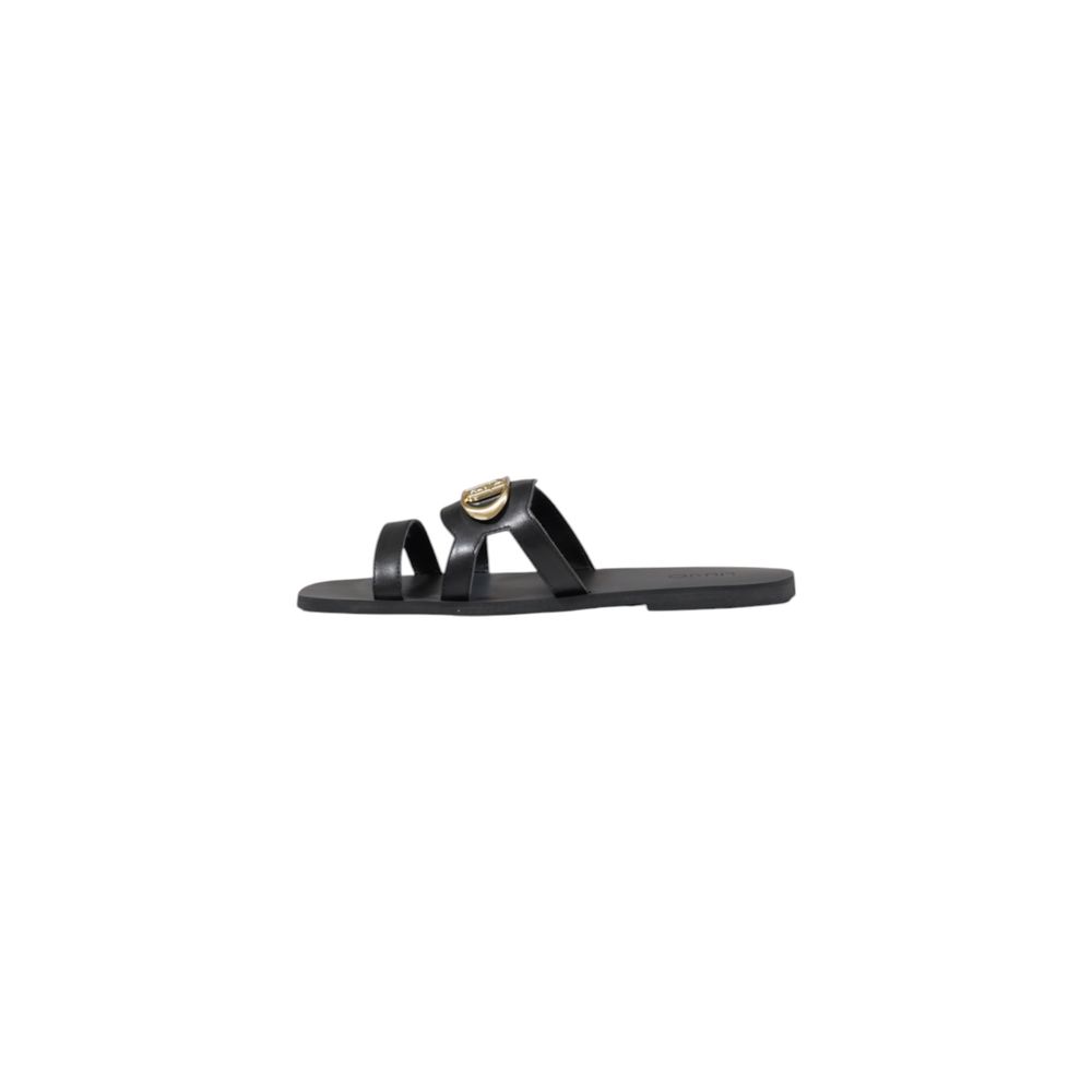 Black Leather Sandal