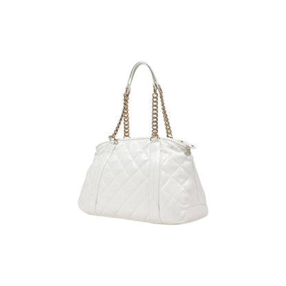 Cream Polyethylene Handbag