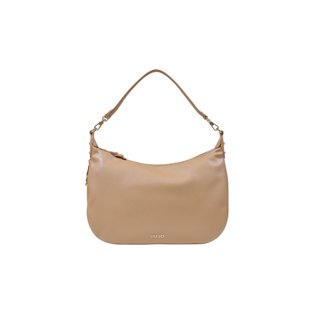 Beige Polyethylene Handbag