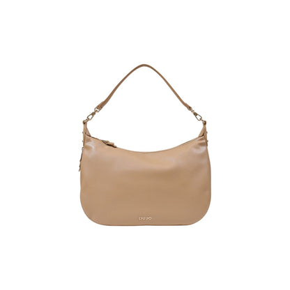 Beige Polyethylene Handbag