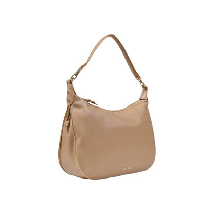 Beige Polyethylene Handbag