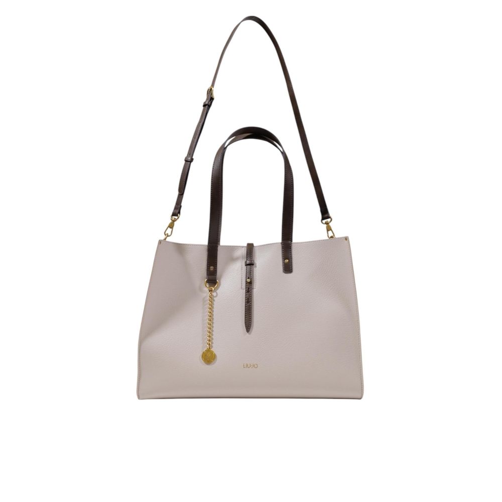 Gray Polyethylene Handbag