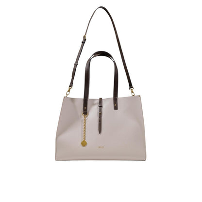 Gray Polyethylene Handbag