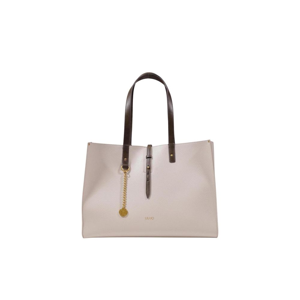 Gray Polyethylene Handbag
