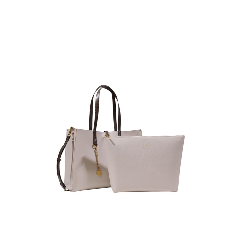 Gray Polyethylene Handbag