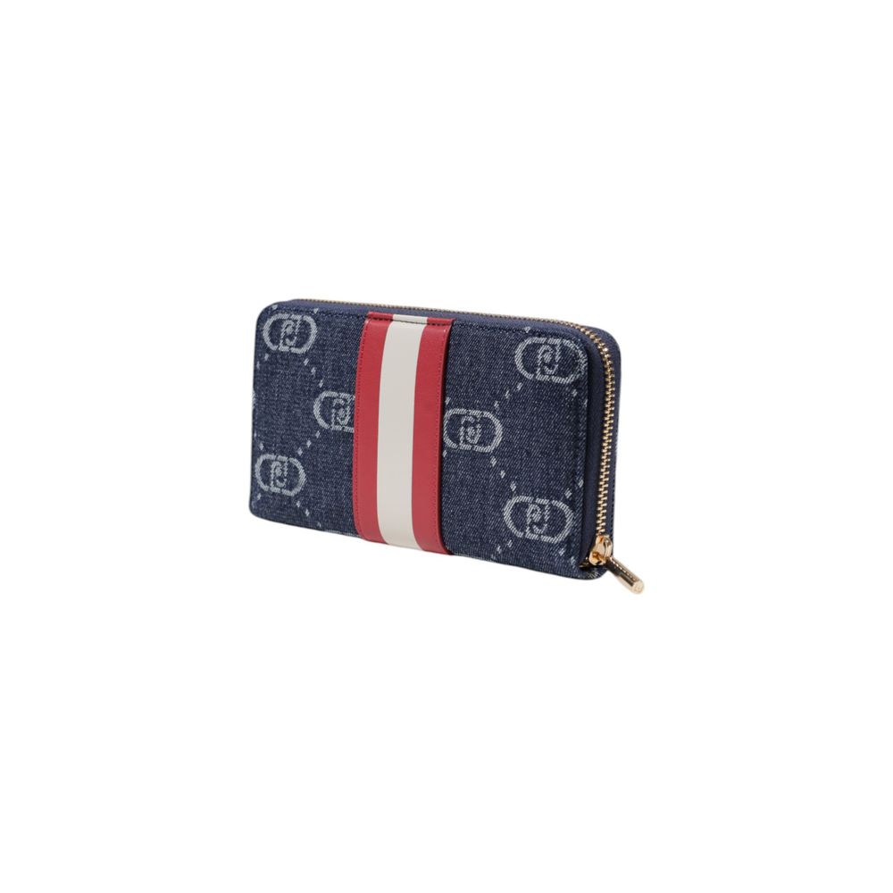 Blue Polyester Wallet