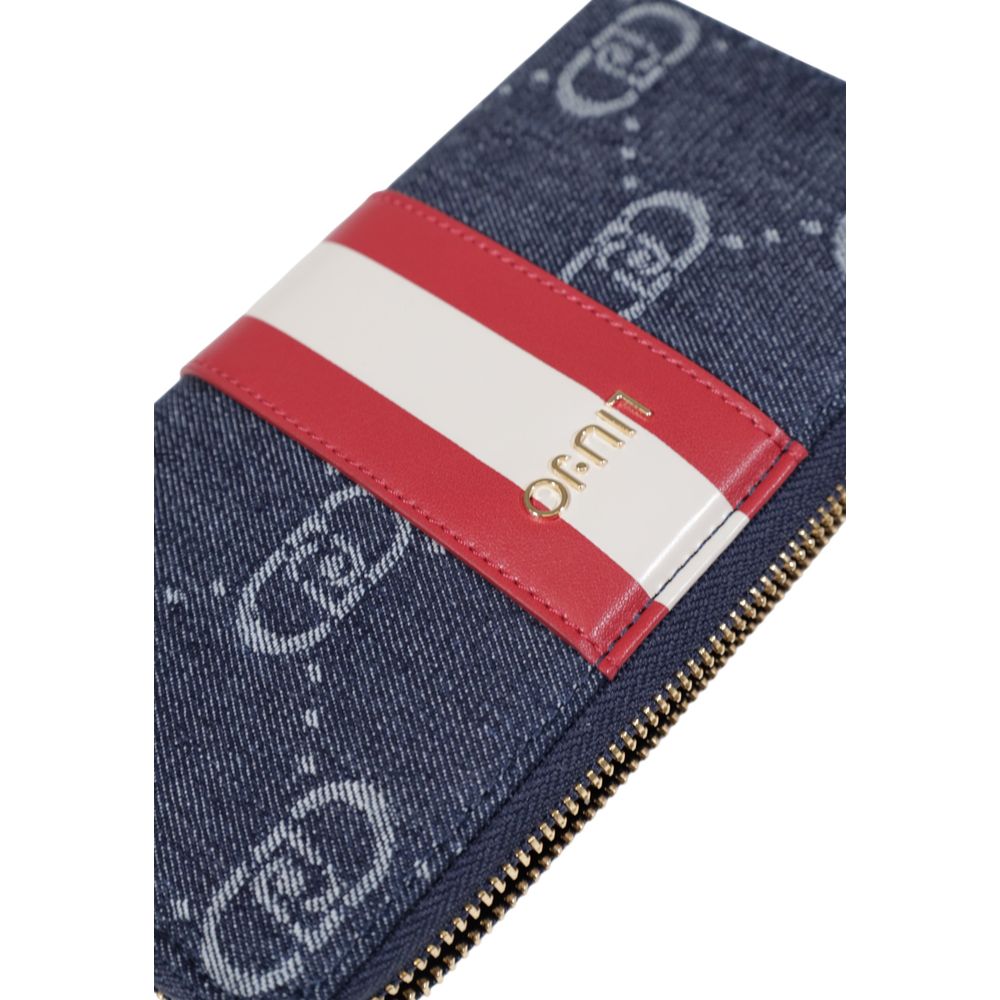 Blue Polyester Wallet