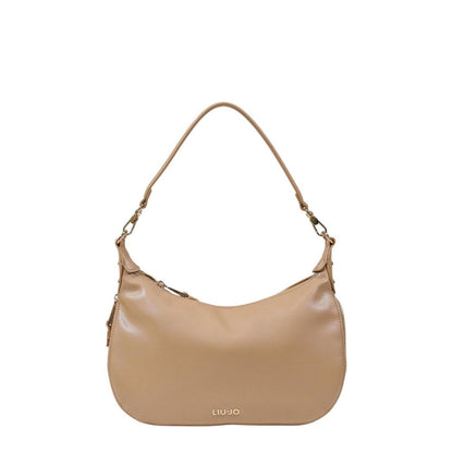 Beige Polyethylene Handbag