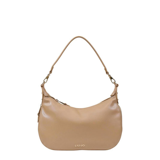 Beige Polyethylene Handbag