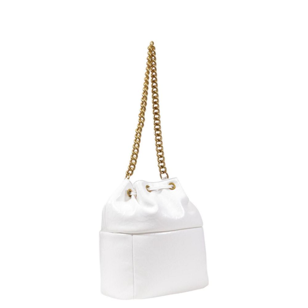 White Polyester Handbag