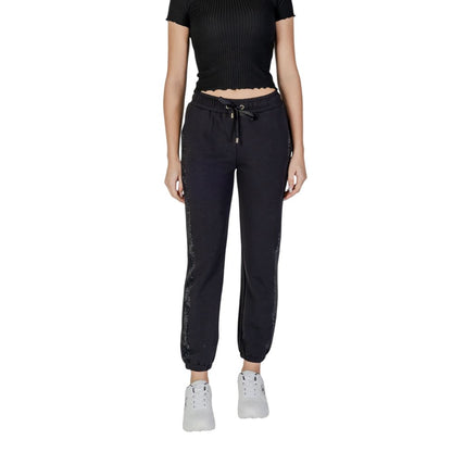 Black Cotton Jeans & Pant