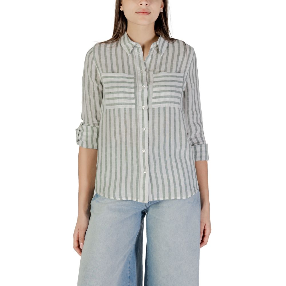 Green Linen Shirt