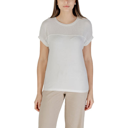 White Viscose Tops & T-Shirt