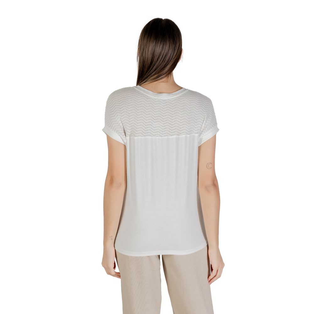 White Viscose Tops & T-Shirt