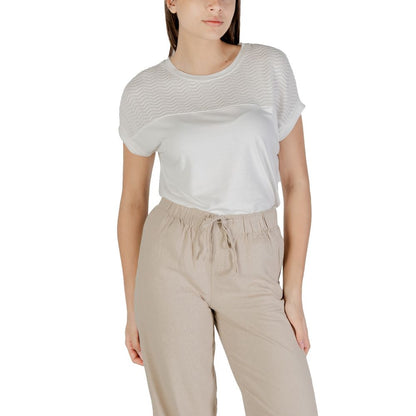 White Viscose Tops & T-Shirt