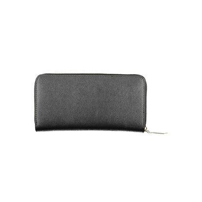 Black Polyethylene Women Wallet