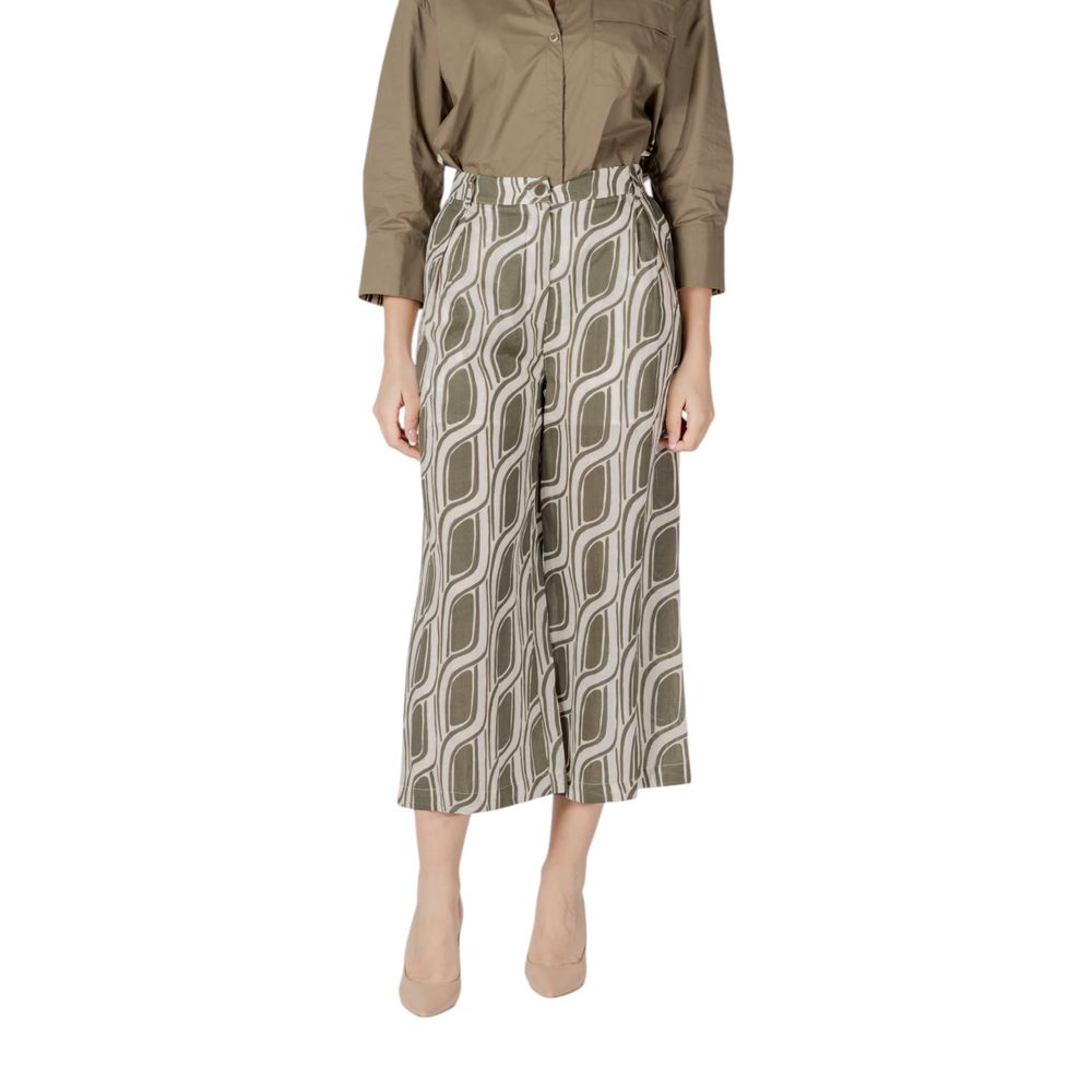 Green Ramie Jeans & Pant