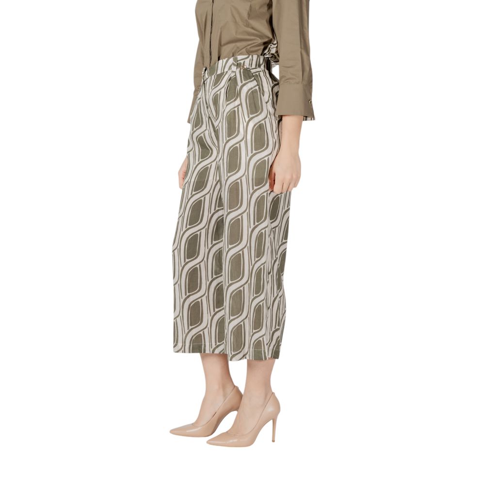 Green Ramie Jeans & Pant