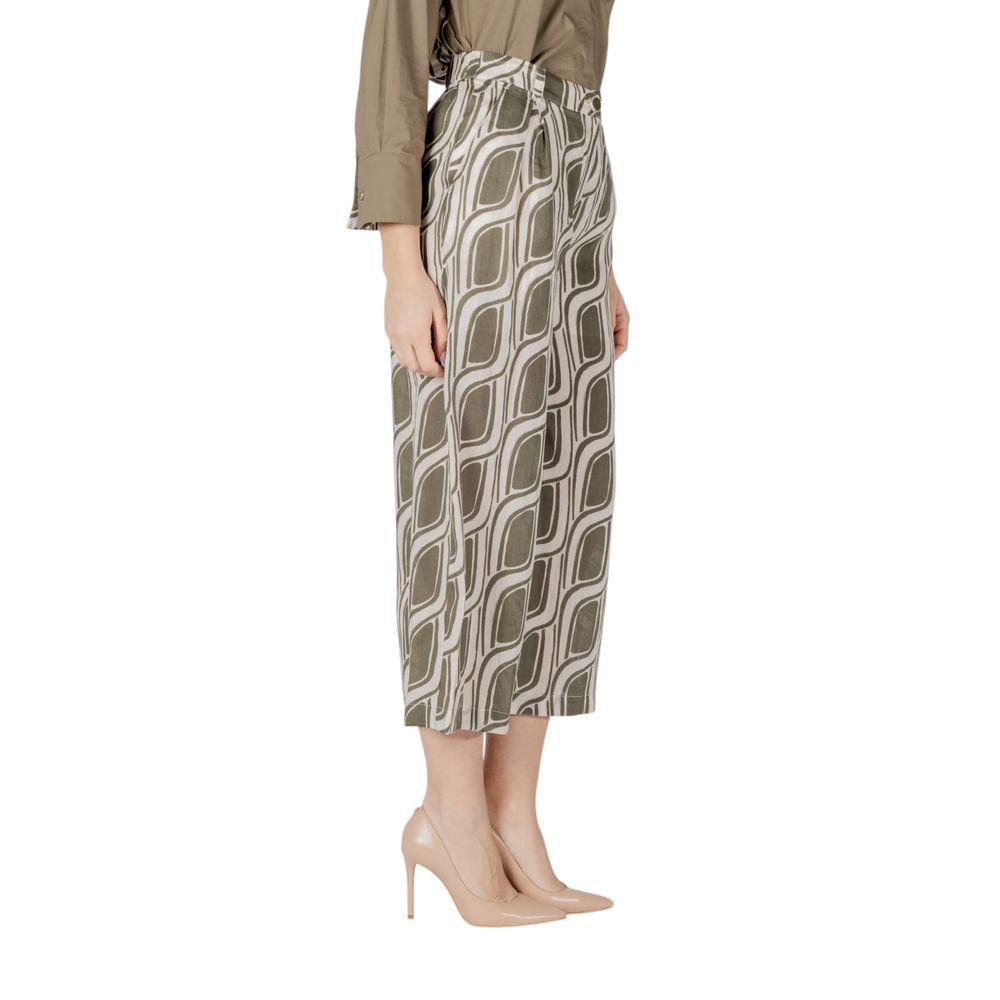 Green Ramie Jeans & Pant