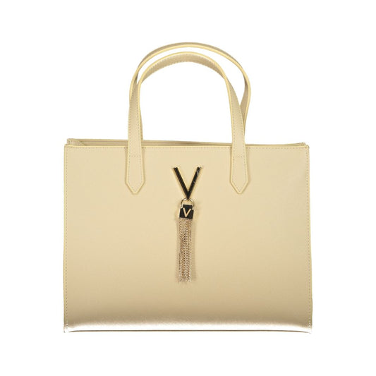Beige Polyethylene Handbag